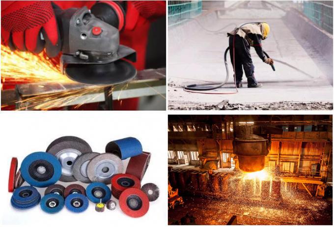 OEM Hohe Reinheit 98,8 % Al2O3 Pulverblasenmedien Weiß geschmolzenes Alumina für Abrasiv-Refraktärindustrie 3