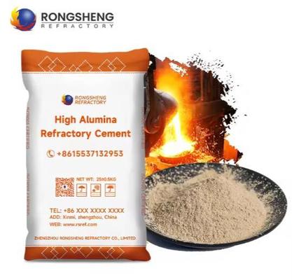 Feuerfeste Kalziumaluminatsement Ca50 Ca60 Ca70 C80 Hochalumina Feuerzement für Feuerfeste Gießstoffe