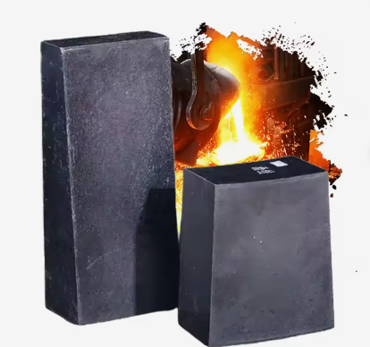 China Fabrikpreis Magnesit-Kohlenstoffziegel Hochwertiger Eisenschmelzofen Lagerbestände Feuerfeste Magnesia-Kohlenstoffziegel