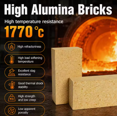 Fabrikpreis Hohe Aluminiumziegel SK38 SK36 SK34 Feuerziegel Hochwertige feuerfeste Ziegel Für Ofen-Kessel-Ofen