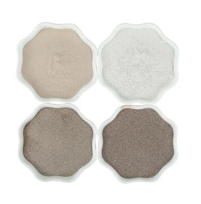 Hohe Reinheit 65% 66% ZrO2 Feuerfestes Material Zirkon Mehl Zirkon Sand Preis für Gießkeramik