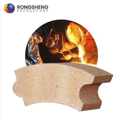 Hohe Temperaturbeständigkeit Hohe Alumina geschwungen Feuerfestziegel Bogen Feuer Tonziegel für Pizza Ofen und Ofen