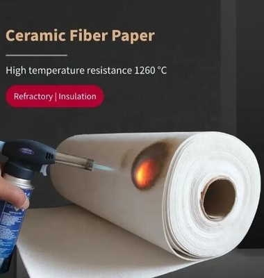 Fabrik Lieferung 2mm 10mm Feuerfestes Material Keramikfaser Wolle Dichtung 1260c Isolierung Thermische Keramikfaser Papier