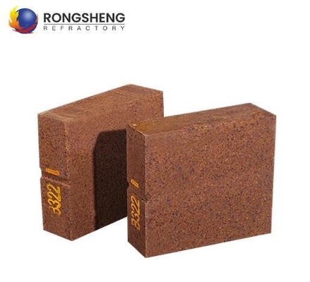 Zement mit hoher Festigkeit Rotationsöfen Feuerfeste Ziegel geschmolzen Magnesia Alumina Spinelziegel