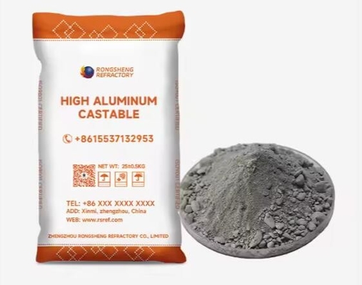 Ofen Ofen Phosphate gebundene Formlosigkeit Feuerfestes Material hohes Aluminium Feuerfestes Gießbares für Kessel