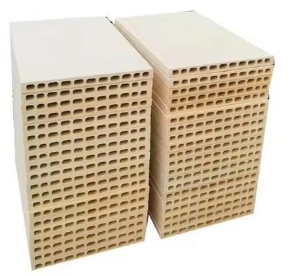 Glasöfen Möbel Mullite Cordierite Platte gegraben Perforierter Cordierite Mullite Platte feuerfeste Keramik Setter
