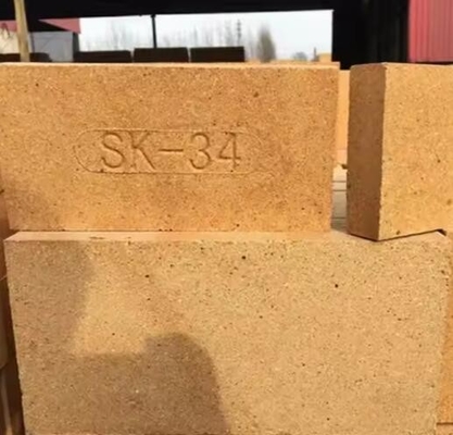 Aluminium-Feuerziegel SK34 SK36 SK38 SK40 Feuerfeste Hochaluminiumziegel für Drehöfen