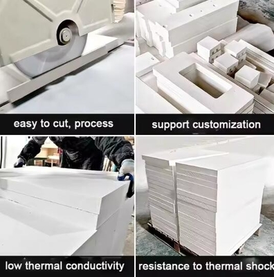 Aluminiumsilikat-Hochtemperaturisolierung Keramikfaserdecke 20 mm 50 mm Keramikfaser-Wärmedämmplatte