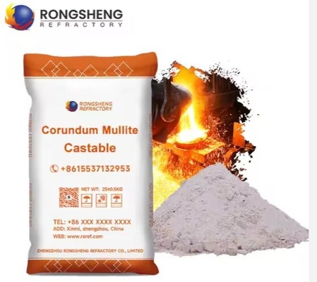 Formlose Mullite Feuerfestigkeit Gießstoffe Hochtemperatur Isolierung Hohe Festigkeit Korund