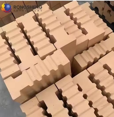 Industrieofen Aufgehängtes Feuer Ziegel hervorragende Wärmeschlagfestigkeit feuerfeste hohe Alumina Ankerziegel für heiße Herd
