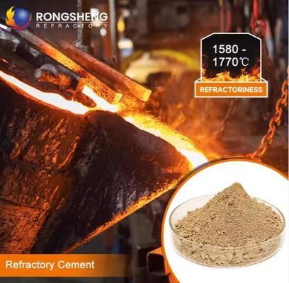 Feuerfeste Kalziumaluminatsement Ca50 Ca60 Ca70 C80 Hochalumina Feuerzement für Feuerfeste Gießstoffe