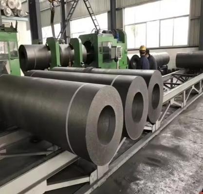 Hochwertige Graphitelektroden Dia 100-750mm L1800-2700mm UHP HP RP Kohlenstoff-Graphit-Elektrode für EAF LF-Ofen