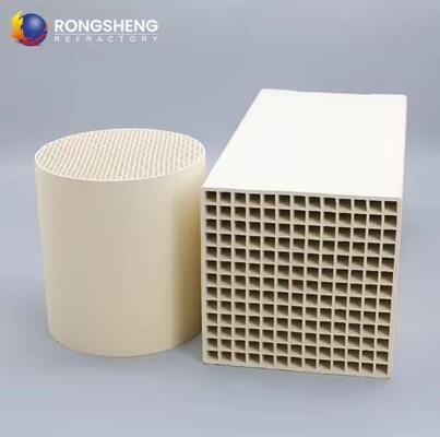 Rongsheng Hochleistungs-Alumina-Cordierit-Mullit-Korundum-Honigstock-Keramikregenerator für regenerative Heizöfen