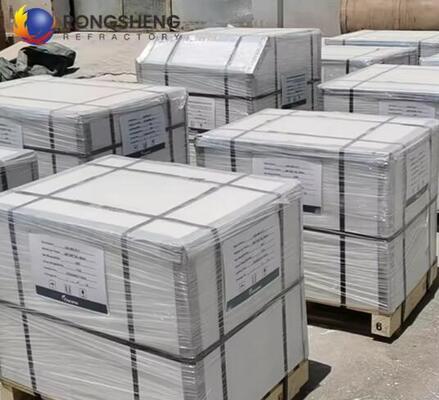 Hohe Dichte AZS 33 AZS 36 AZS 41 Fusionsblöcke Feuerfest gegossen AZS Zirkonie Korundziegel für Glasschmelzofen