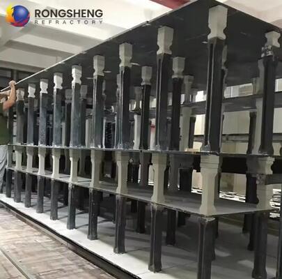 Kundenspezifische Siliziumkarbidplatten Rund Quadrat SIC, SSSIC, RBSIC Platte Nitridgebundenes Siliziumkarbid Ofenregal für Keramikofen