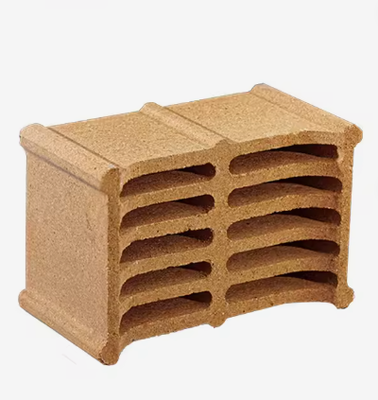 Industrial Refractory Checker Brick High Alumina Silica Checker Bricks For Hot Blast Stove And Regenerative Furnace