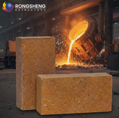 Rongsheng Hochtemperatur Magnesiumsteine 92 95 MGO Magnesitsteine Wärmespeicher feuerfeste Magnesieziegel 230x114x65mm