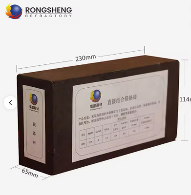 Rongsheng Hochtemperatur Magnesiumsteine 92 95 MGO Magnesitsteine Wärmespeicher feuerfeste Magnesieziegel 230x114x65mm