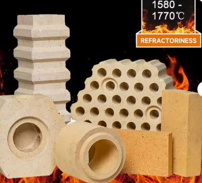 Hochwertige Schamottesteine ​​SK32 SK34 SK36 Aluminiumoxid-Feuerwiderstandsziegel Feuerfeste Schamottesteine ​​für die Ofenauskleidung