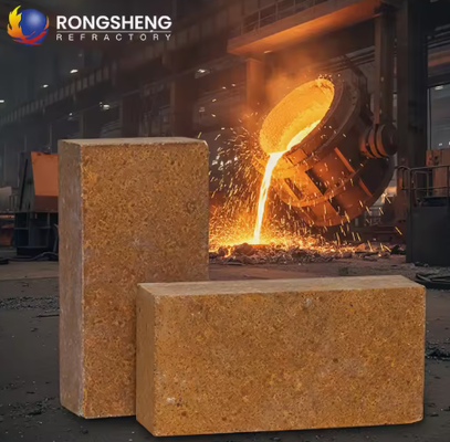 Rongsheng Hochtemperatur Magnesiumsteine 92 95 MGO Magnesitsteine Wärmespeicher feuerfeste Magnesieziegel 230x114x65mm