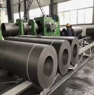High Power Graphite Electrode With Nipple 700uhp Synthetic Graphite Electrode For Smelting Steel Eaf Electric Arc Furnace