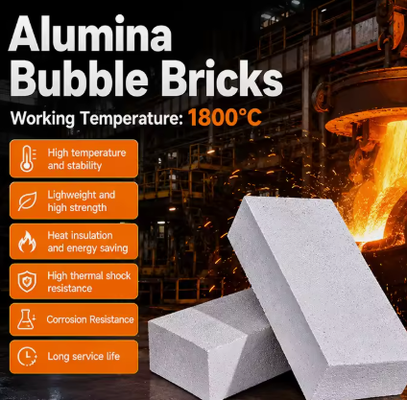 Hochtemperaturbeständige Hohlkugelsteine aus Aluminiumoxid für Glasschmelzofen und Wärmebehandlungsofen