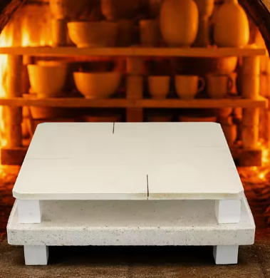 Rongsheng Refractory High Temperature Cordierit Mullite Batts Ceramic Kiln Furniture Cordierite Board Kiln Shelves Support Plate