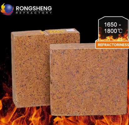 Rohseng Feuerfest Magnesium Eisen Spinel Ziegel Hohe Feuerfestigkeit 1800°C Magnesia Alumina Spinel Ziegel für Zementöfen