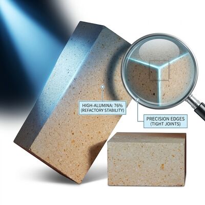 High Alumina Nozzle Brick Precision Shaped Refractory for Steel Ladle Sliding Gate