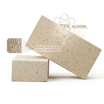 High Alumina Wear Resistant Refractory Brick Shaped Block for Discharge Chute Lining