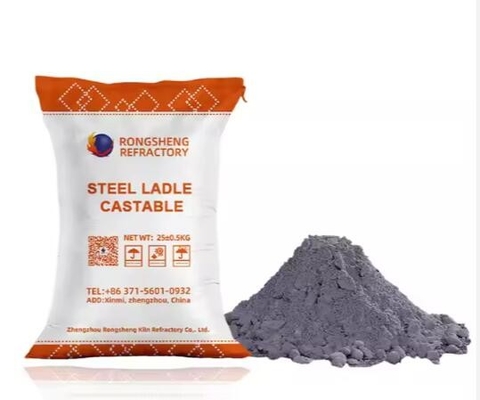 Hohe Erosionsbeständigkeit Stahlschüssel-Castables Hohe Alumina-Castable feuerfeste Auskleidung für elektrische Bogenofen