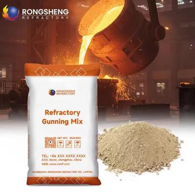 Industrieofen feuerfeste Schießmaterialien Aluminium Magnesium Schießmischung für Kessel und Ofen