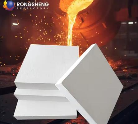 Herd-Ofen-Verschluss Aluminiumsilikat Hitzebeständiges Brett 20mm 50mm 1260 1430 Grad Anorganische Keramikfaser Isolierplatten